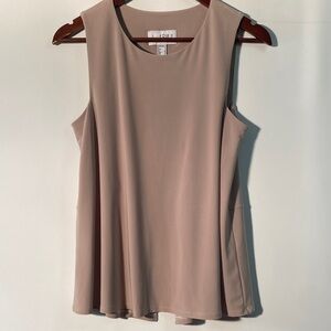 Joseph Ribkoff Beige Sleeveless Top
